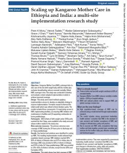 First Page of Article, including authors, abstract, publication date, and journal info